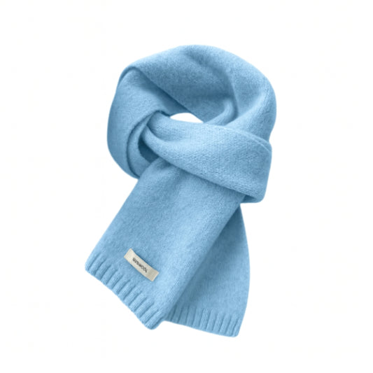 Refined Australian Wool Scarf – Sky Blue