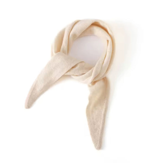 Cashmere Skinny Tie Scarf Lille Tørklæde - Beige Color