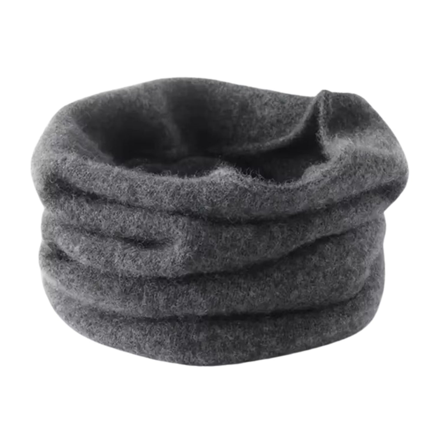 Cashmere And Wool Neck Warmer - Grey