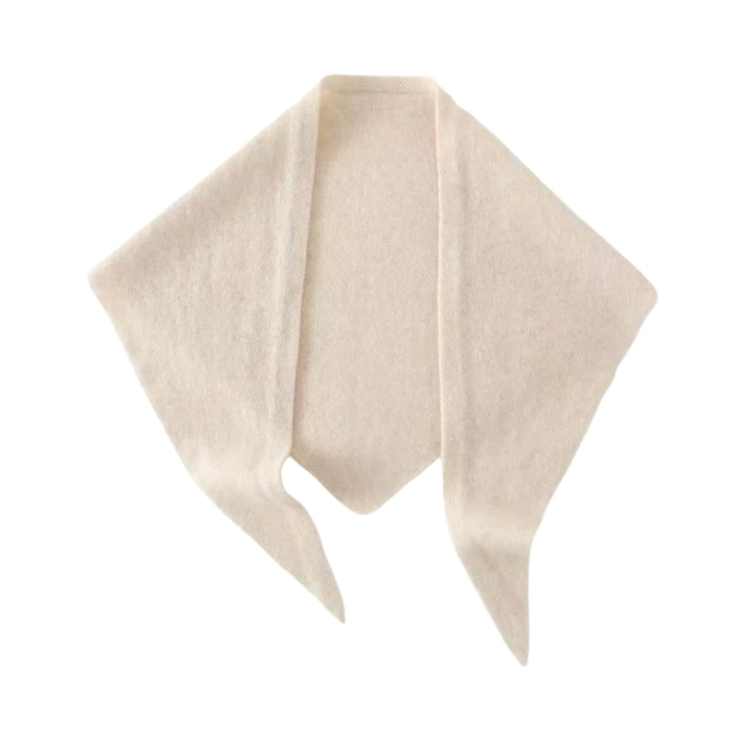 Cashmere Skinny Tie Scarf Lille Tørklæde - Beige Color