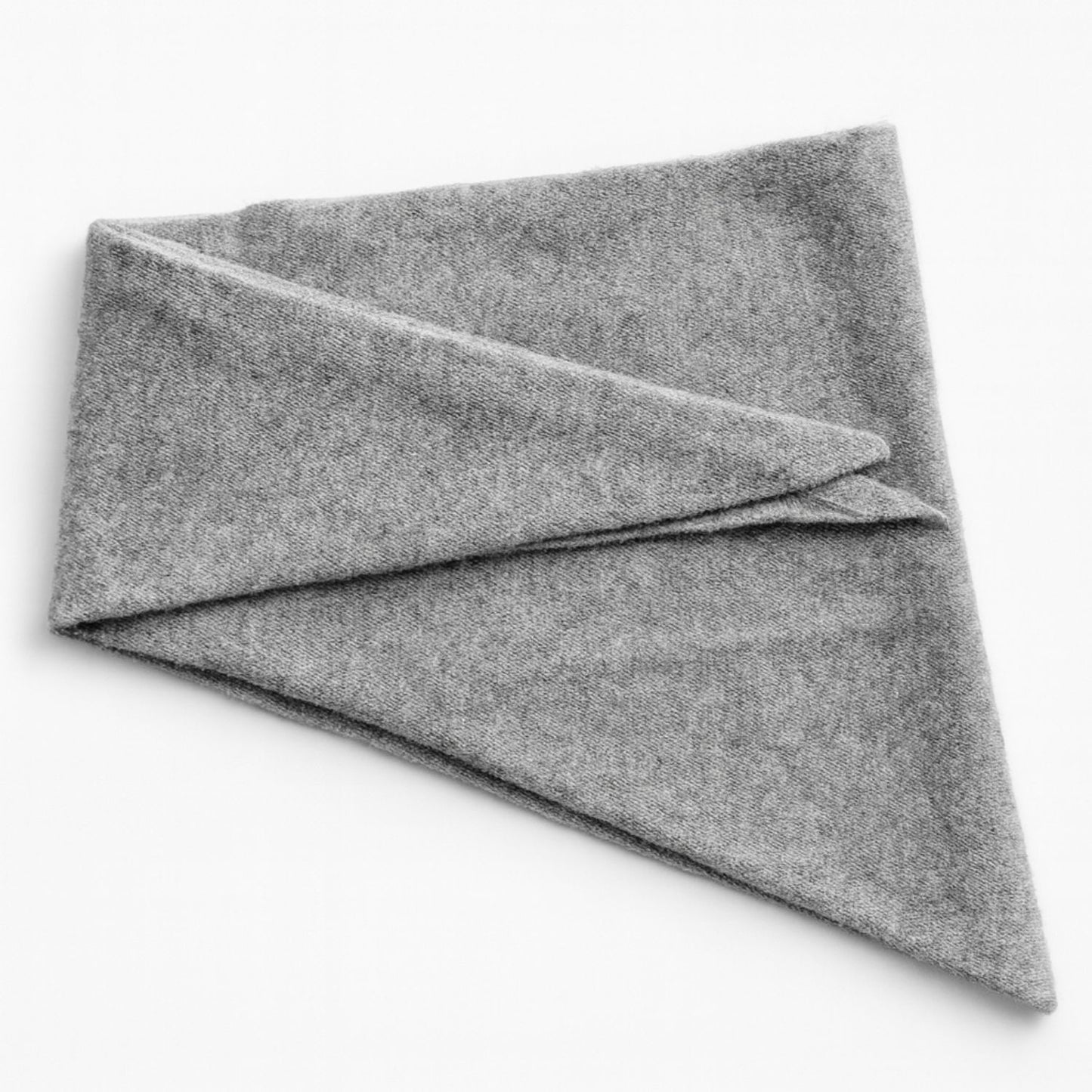 Cashmere Skinny Tie Scarf Lille Tørklæde - Grey Color