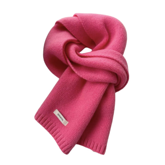 Refined Australian Wool Scarf – Pink