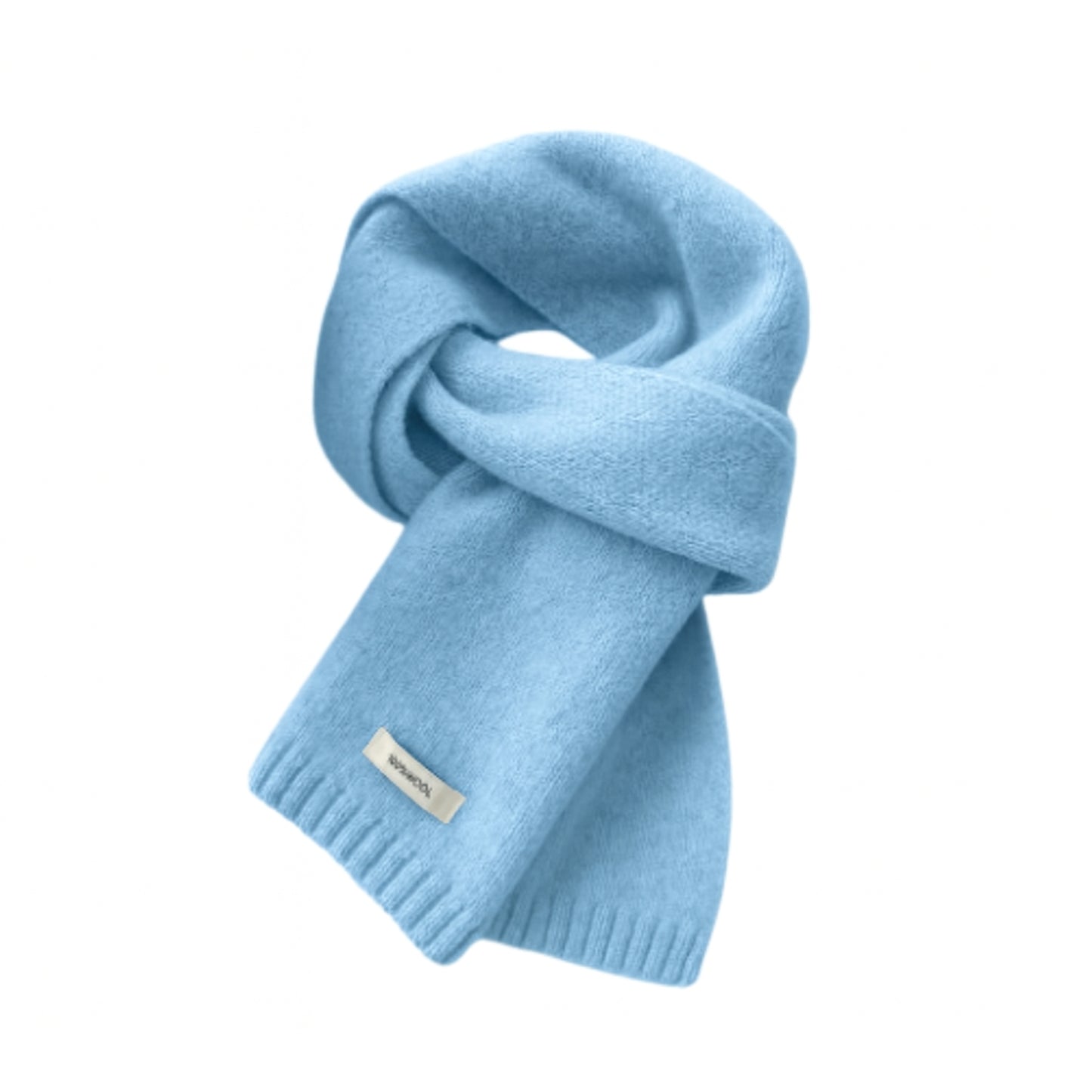 Refined Australian Wool Scarf – Sky Blue