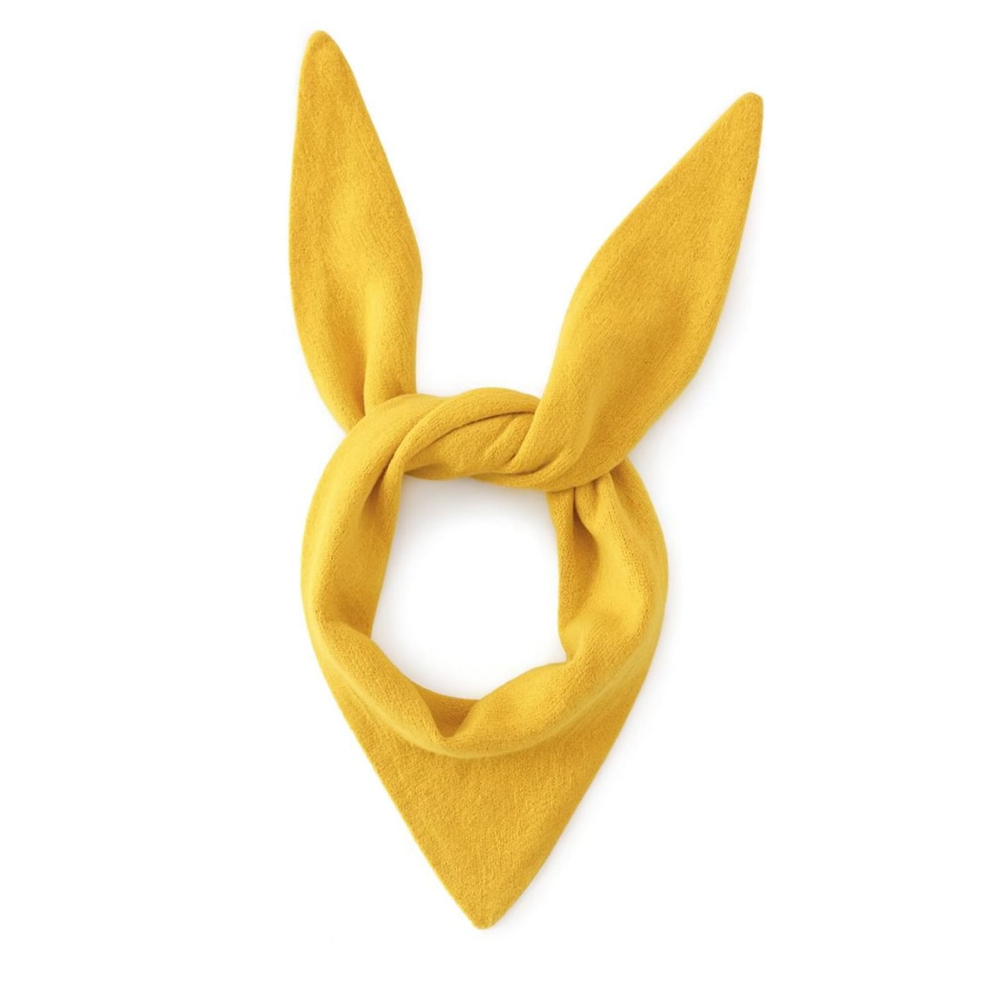 Cashmere Skinny Tie Scarf Lille Tørklæde - Yellow Color